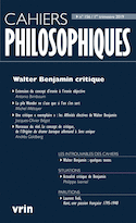 Cahiers philosophiques, no 156